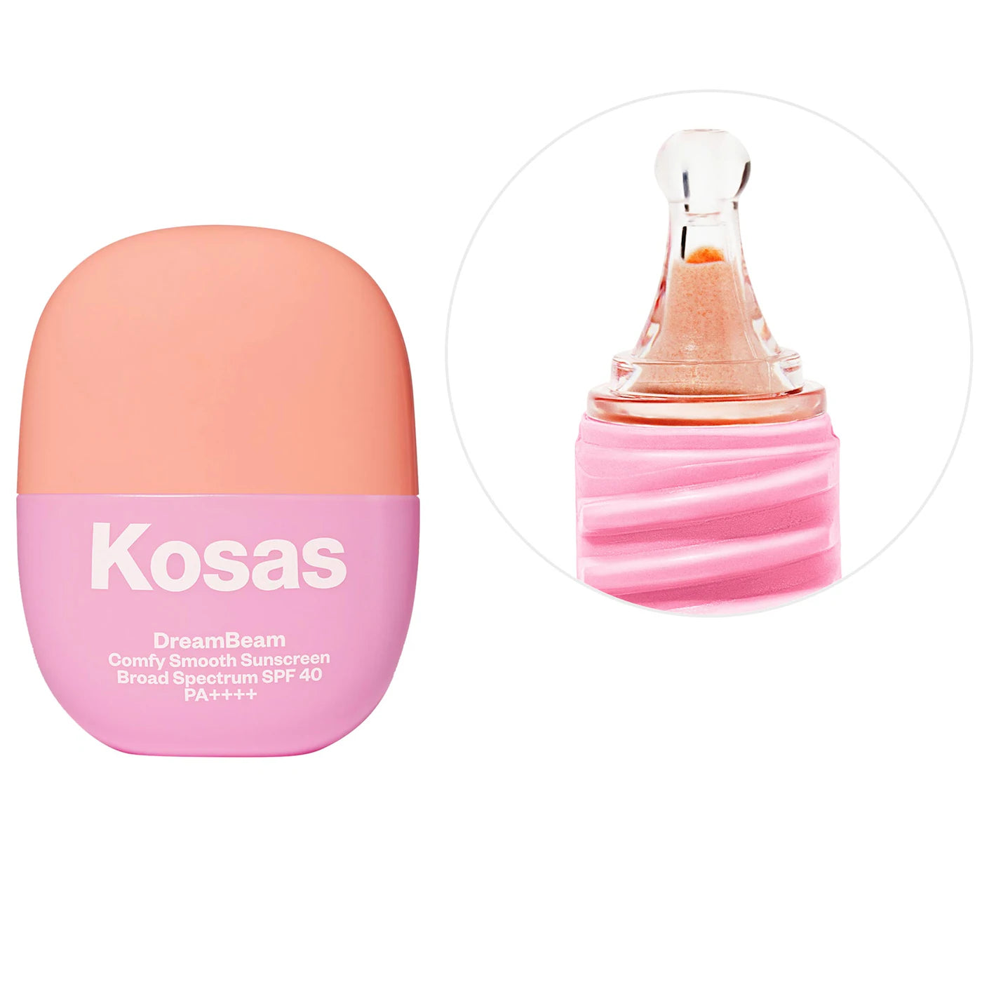 Kosas - Mini DreamBeam Silicone-Free Mineral Sunscreen SPF 40 with Ceramides and Peptides