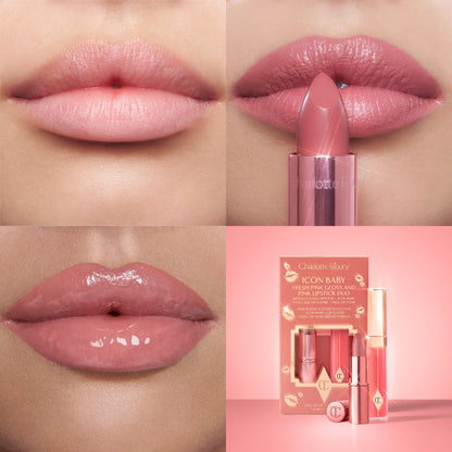 Charlotte Tilbury K.I.S.S.I.N.G Lipstick and Lip Gloss Duos