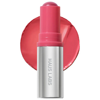 HAUS LABS Color Fuse Longwear Hydrating Glassy Lip + Cheek Blush Balm Stick