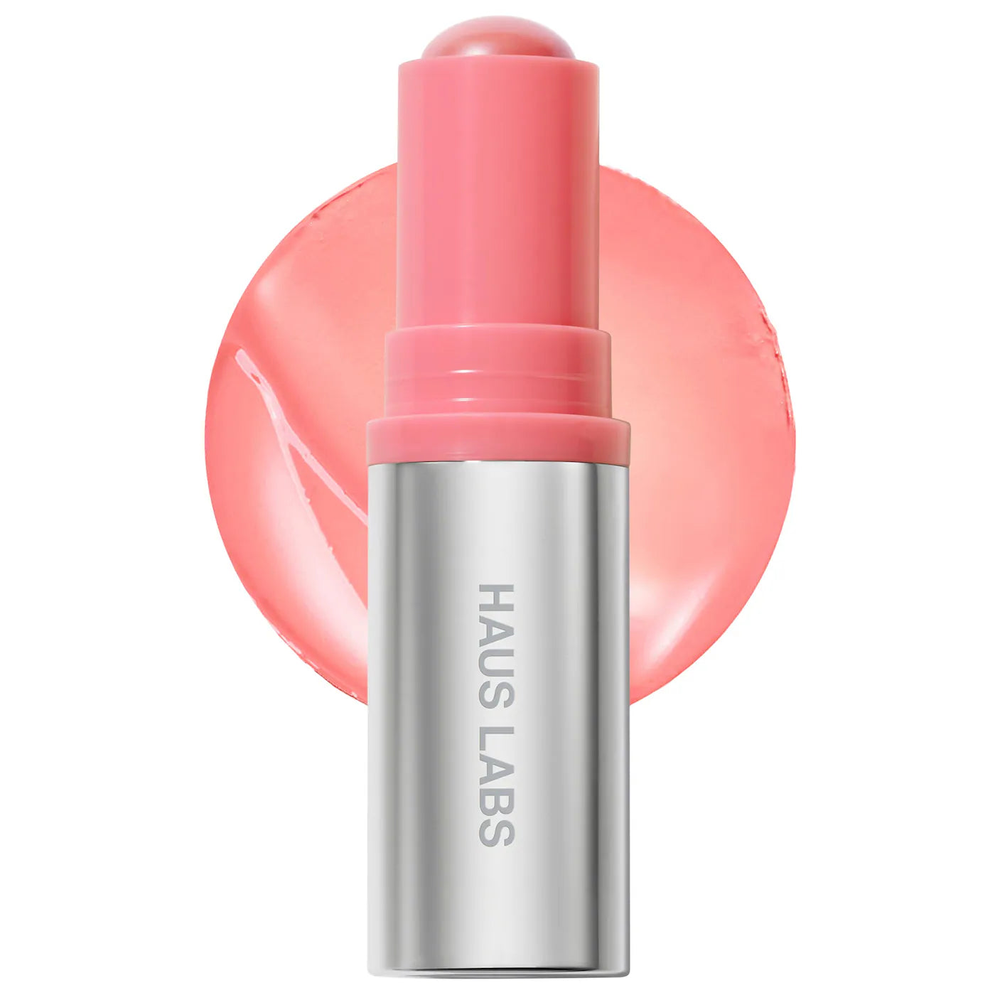 HAUS LABS Color Fuse Longwear Hydrating Glassy Lip + Cheek Blush Balm Stick