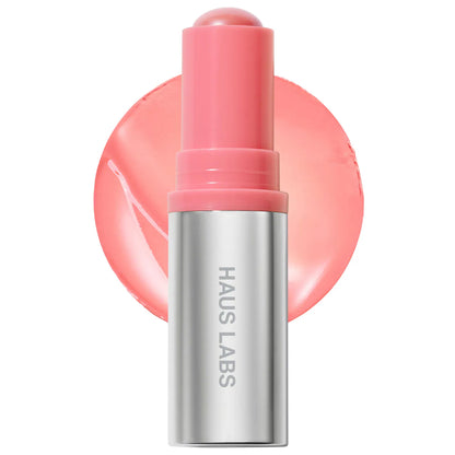 HAUS LABS Color Fuse Longwear Hydrating Glassy Lip + Cheek Blush Balm Stick