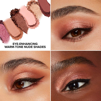 Too Faced Mini Born This Way Complexion-Inspired Eyeshadow Palette - Warm Ember Nudes