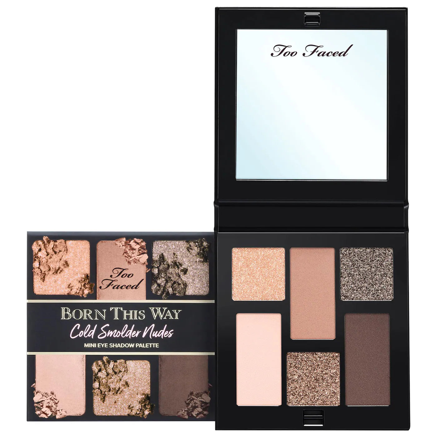 Too Faced Mini Born This Way Complexion-Inspired Eyeshadow Palette - Cold Smolder Nudes