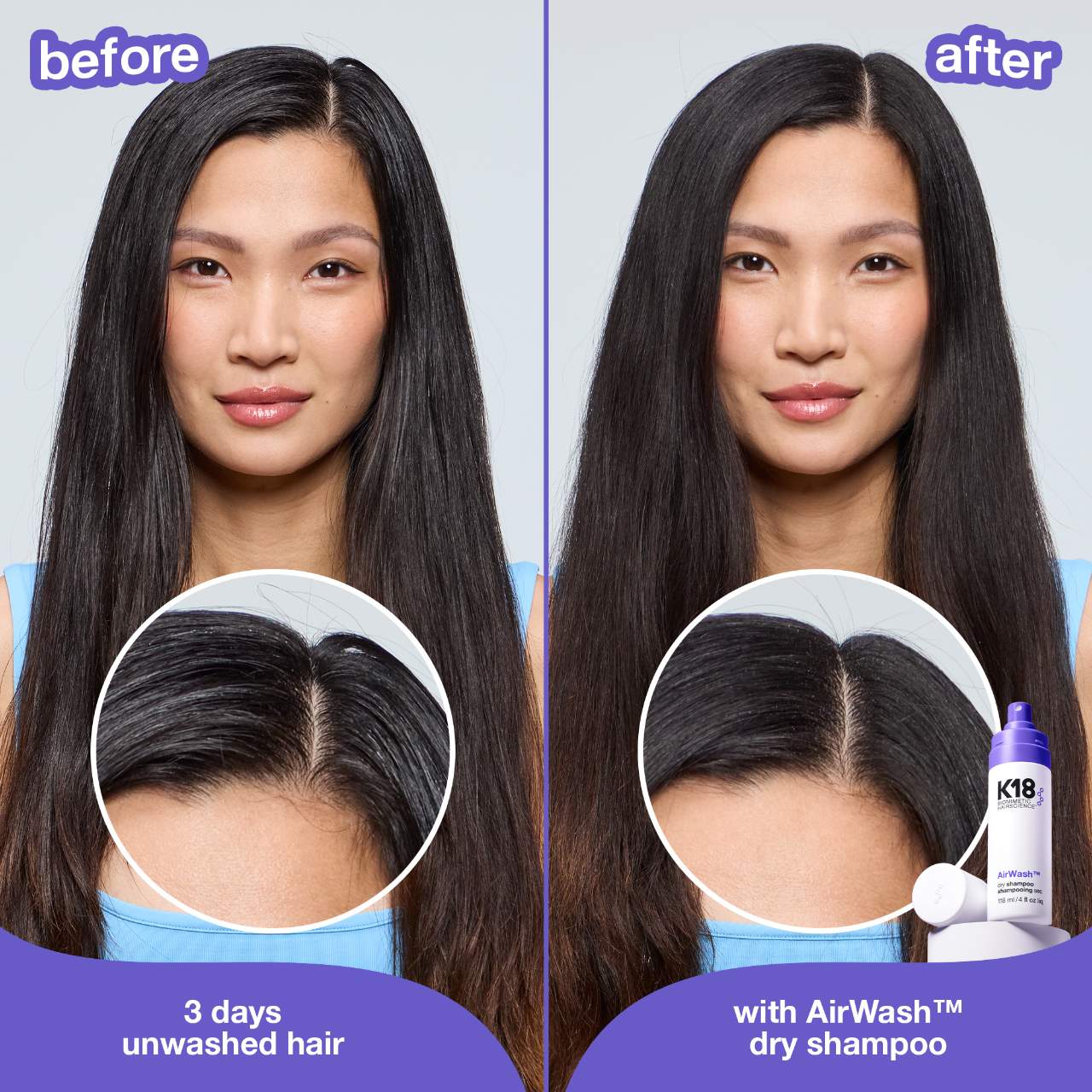 K18 Biomimetic Hairscience Mini AirWash™ Dry Shampoo