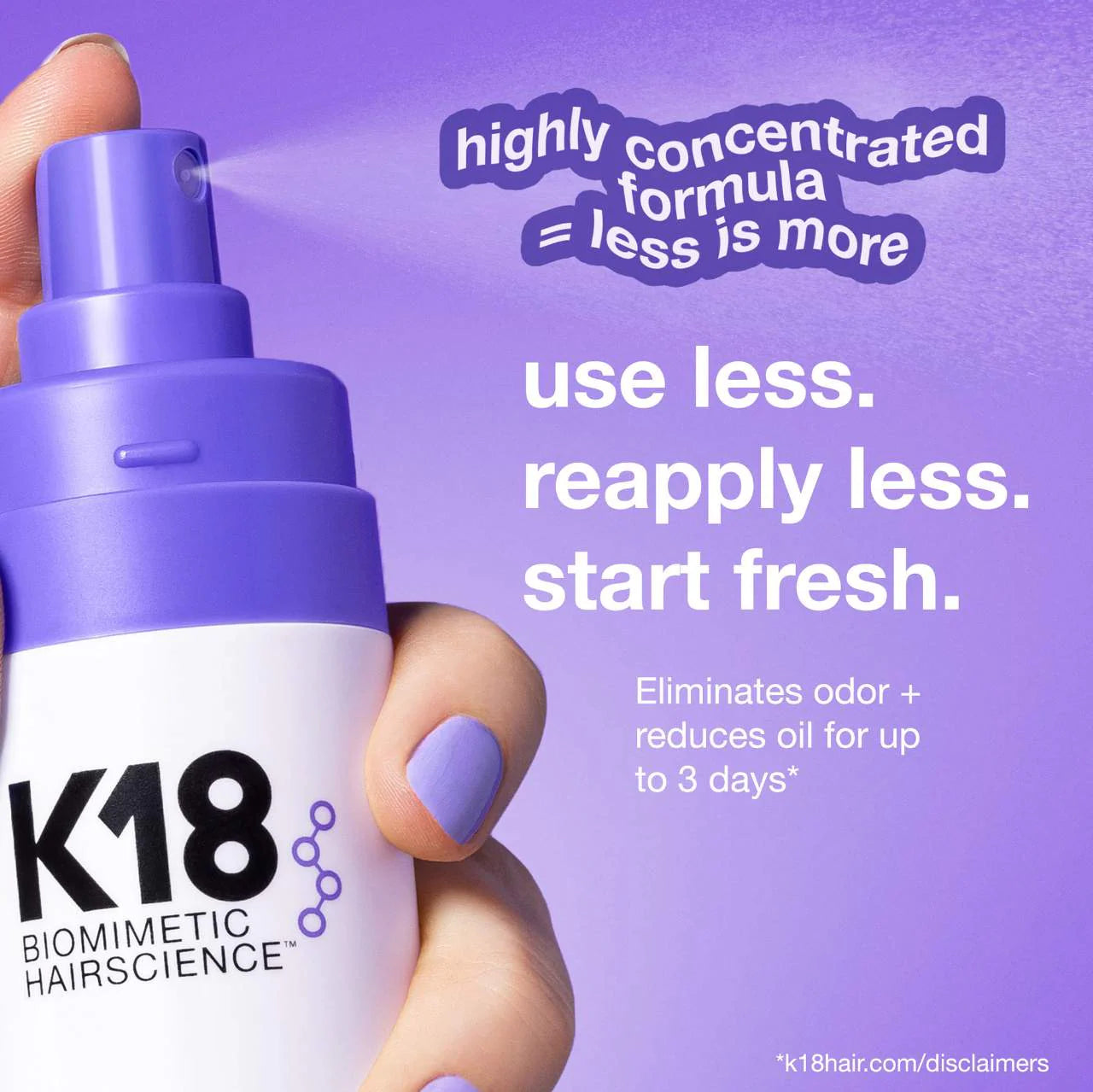 K18 Biomimetic Hairscience Mini AirWash™ Dry Shampoo