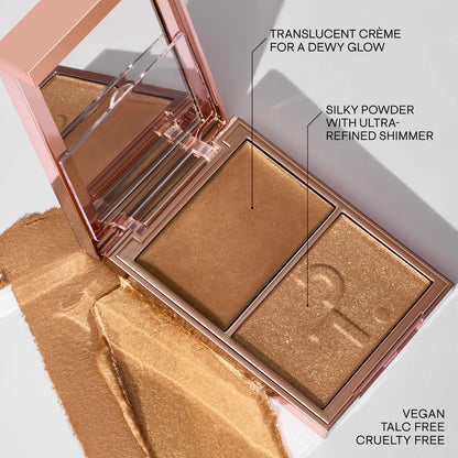 PATRICK TA Major Glow Creme & Powder Light Reflecting Translucent Highlighter Duo