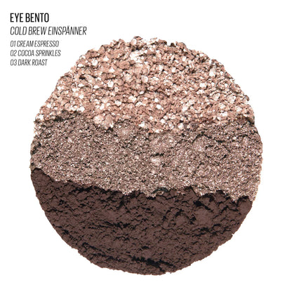 Kaja Eye Bento Bouncy Eyeshadow Trio - Cold Brew Einspanner