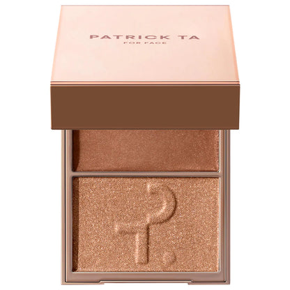 PATRICK TA Major Glow Creme & Powder Light Reflecting Translucent Highlighter Duo