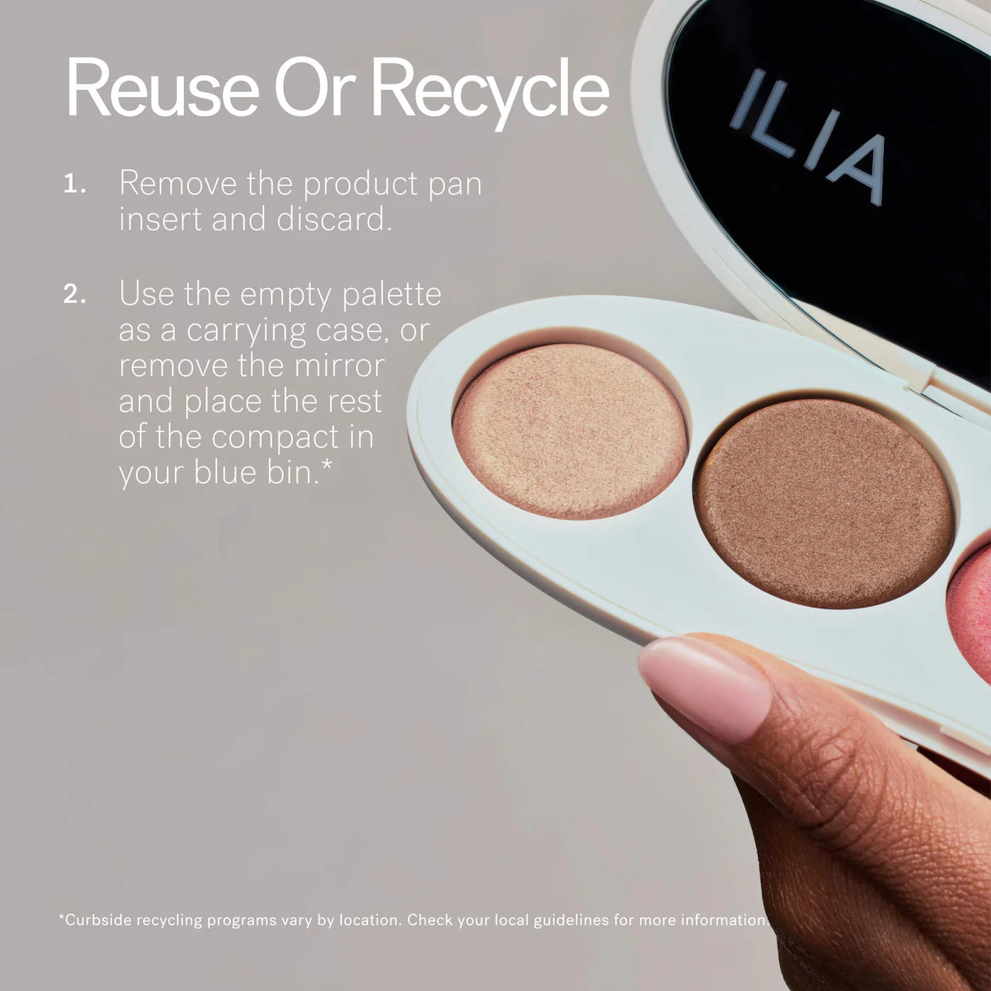 ILIA The Ethereal Baked Face Palette - Long-Wear Bronzer, Highlighter & Blush