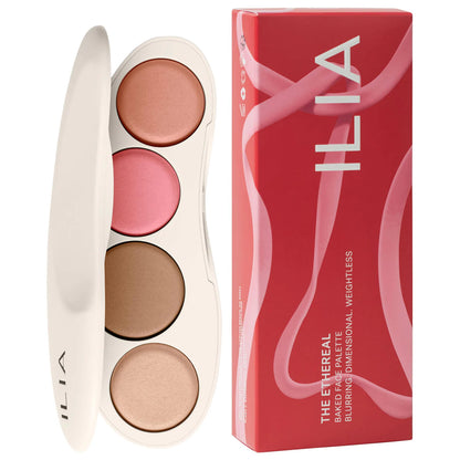 ILIA The Ethereal Baked Face Palette - Long-Wear Bronzer, Highlighter & Blush
