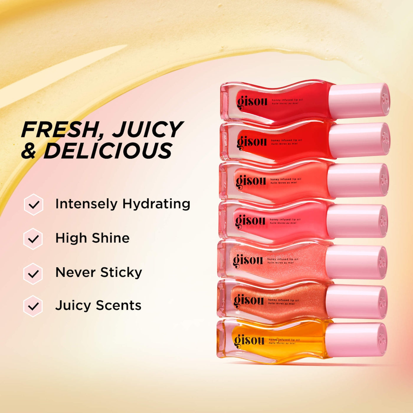 Gisou Honey Infused Hydrating Lip Oil