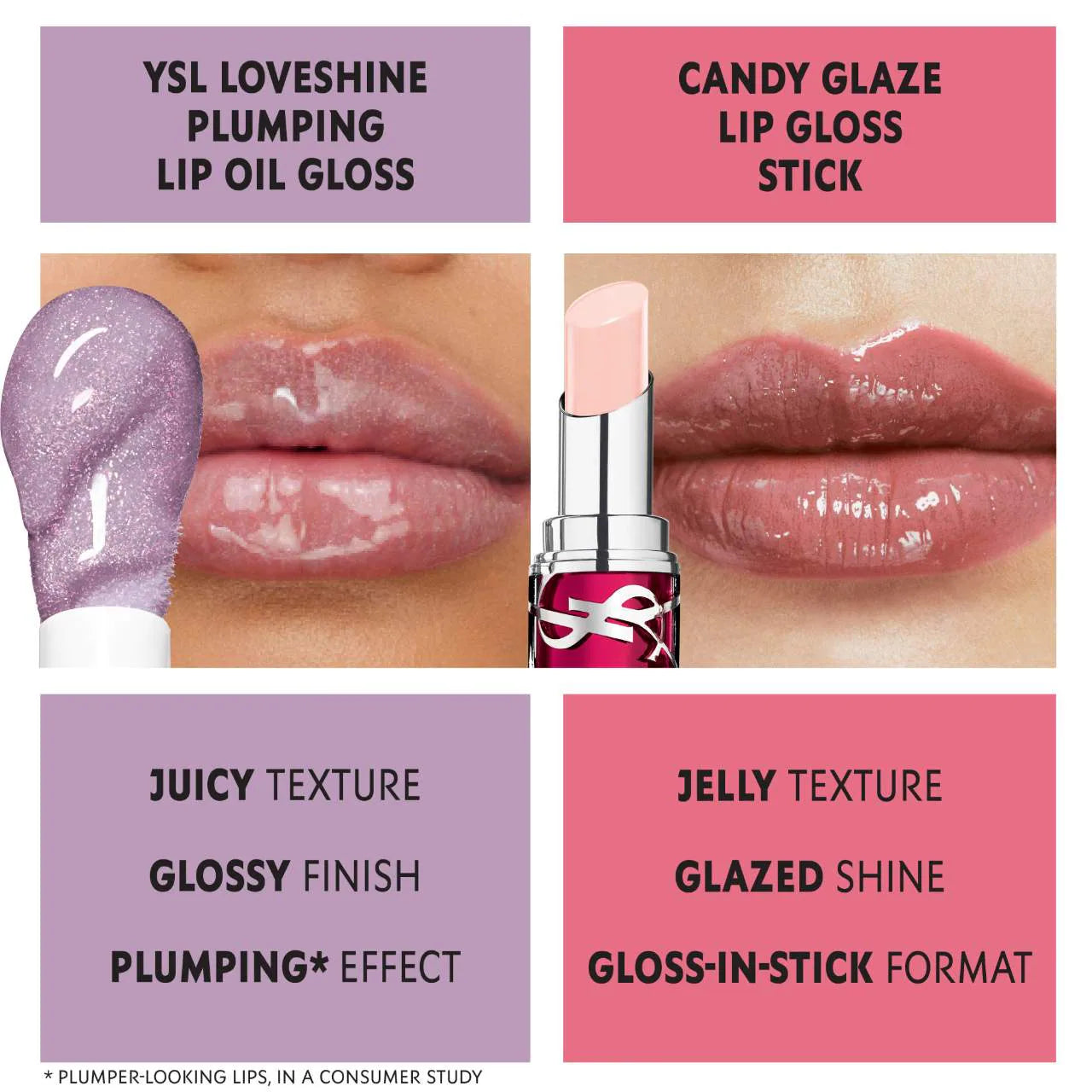 Yves Saint Laurent YSL Loveshine Plumping Lip Oil Gloss with Hyaluronic Acid