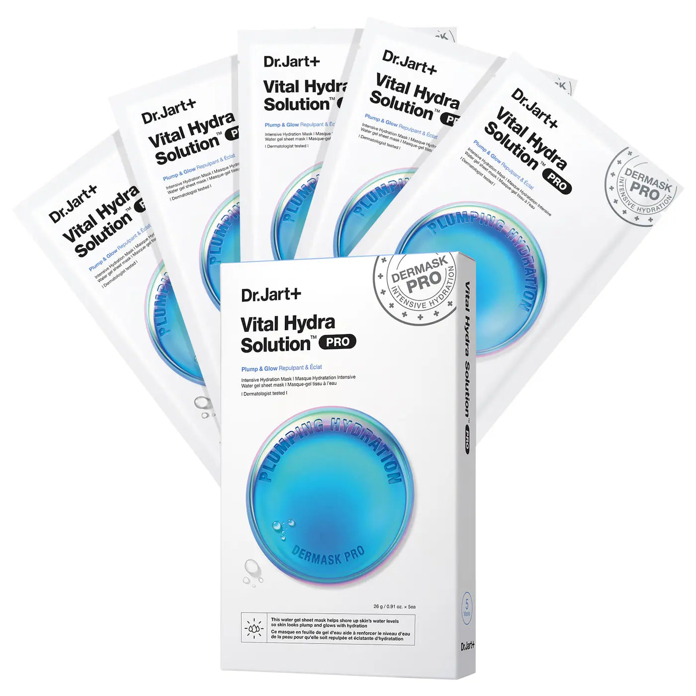 Dr. Jart+ Vital Hydra Solution™ PRO Glow Face Mask 5-Pack Value Set