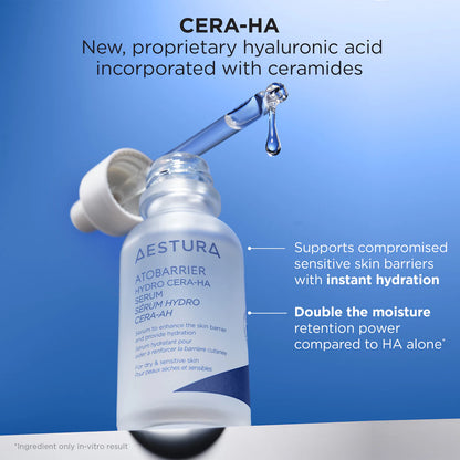 AESTURA ATOBARRIER365 Hydro CERA-HA Ceramide + Hyaluronic Acid Face Serum