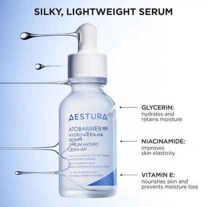 AESTURA ATOBARRIER365 Hydro CERA-HA Ceramide + Hyaluronic Acid Face Serum
