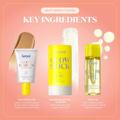 Supergoop! Destination Glow SPF Kit