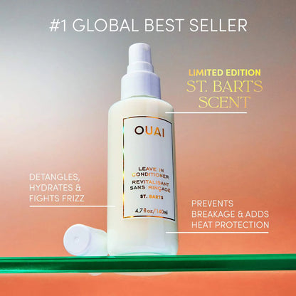 OUAI St. Barts Detangling and Frizz Fighting Leave in Conditioner