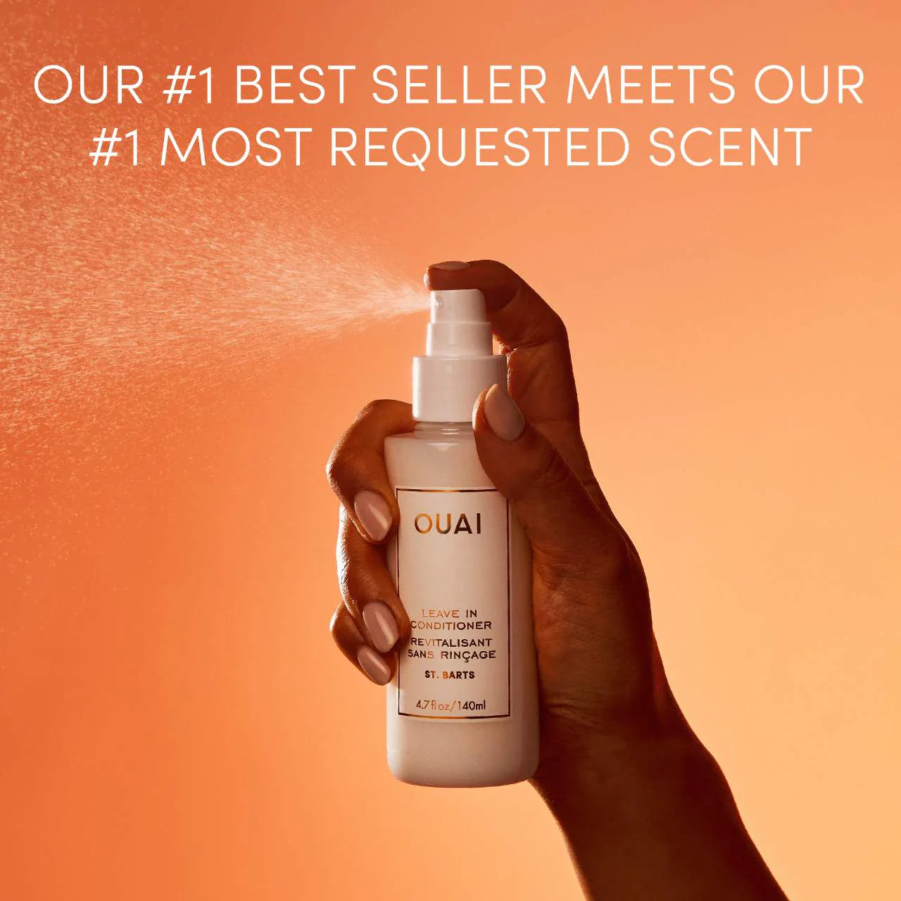 OUAI St. Barts Detangling and Frizz Fighting Leave in Conditioner