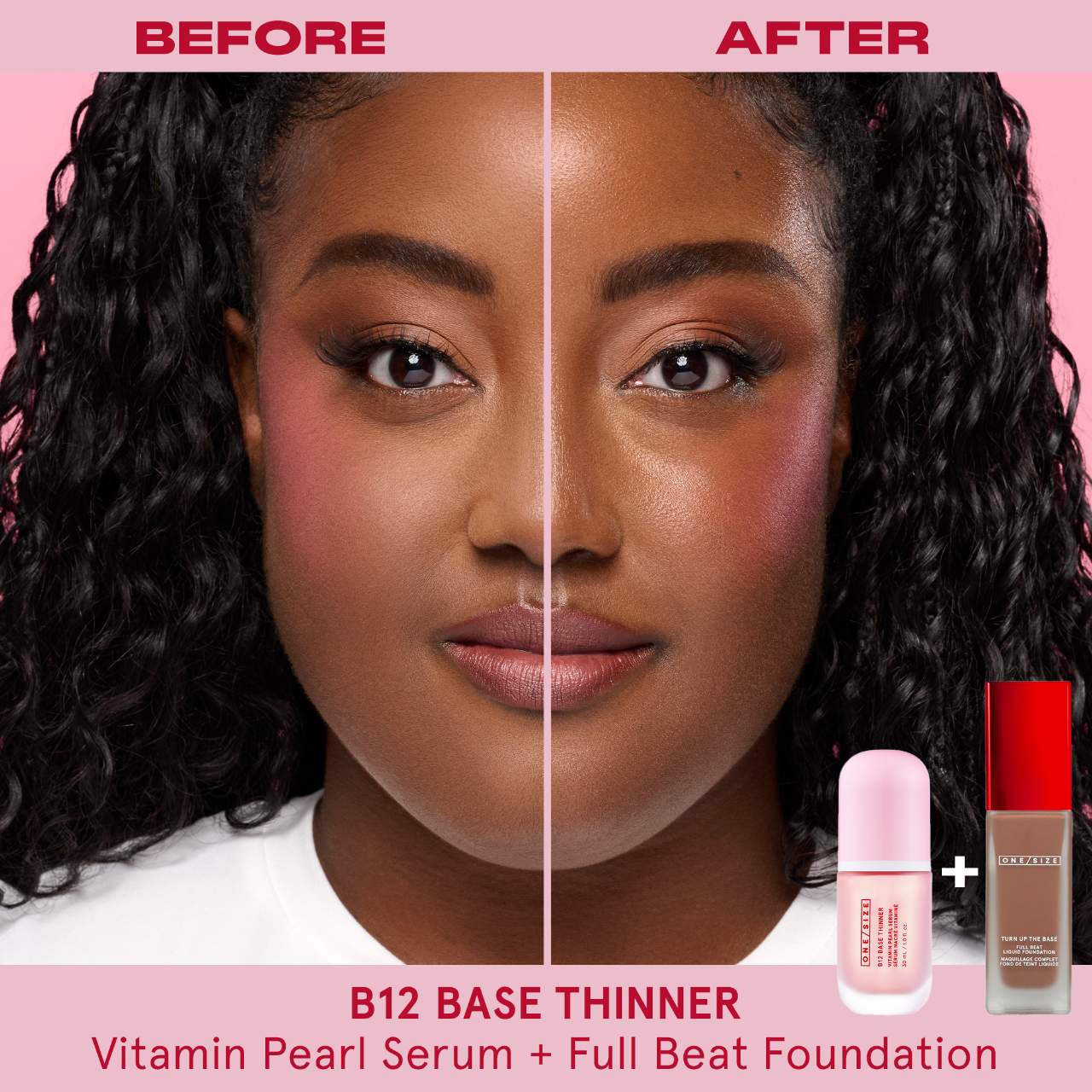 ONE/SIZE B12 Base Thinner Luminous Vitamin Pearl Boosting Serum