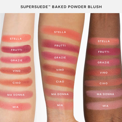 Saie SuperSuede Radiant Talc-Free Baked Powder Blush