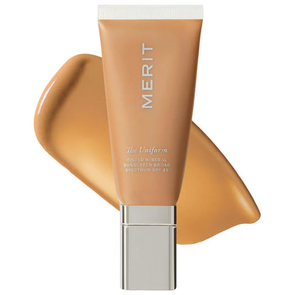 MERIT The Uniform™ Tinted Mineral Sunscreen Broad Spectrum SPF 45