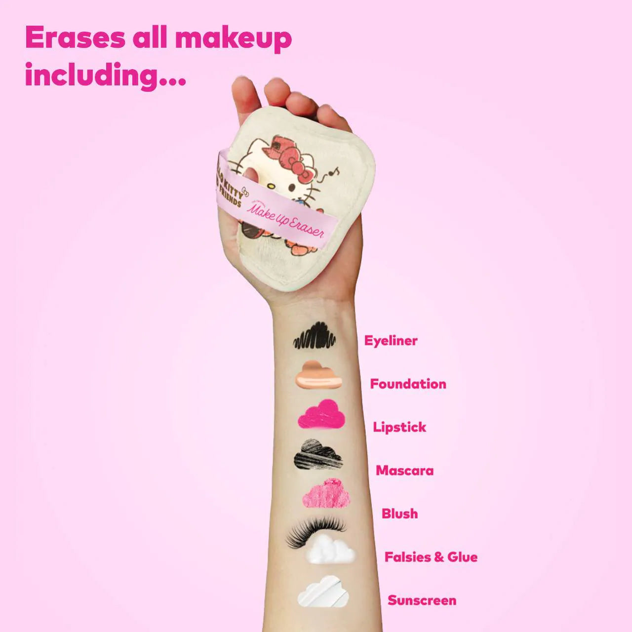 The Original MakeUp Eraser Hello Kitty Glamping 7-day Set