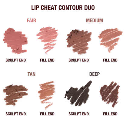 Charlotte Tilbury Super Nudes Lip Cheat Contour Duo Lip Liner