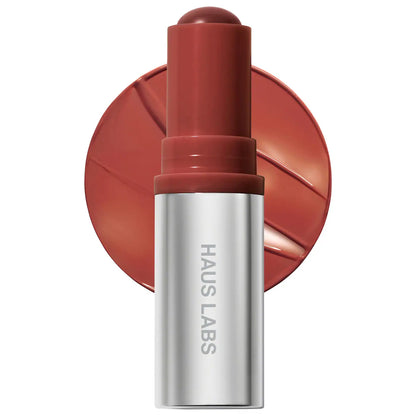 HAUS LABS Color Fuse Longwear Hydrating Glassy Lip + Cheek Blush Balm Stick