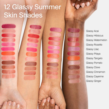 HAUS LABS Color Fuse Longwear Hydrating Glassy Lip + Cheek Blush Balm Stick