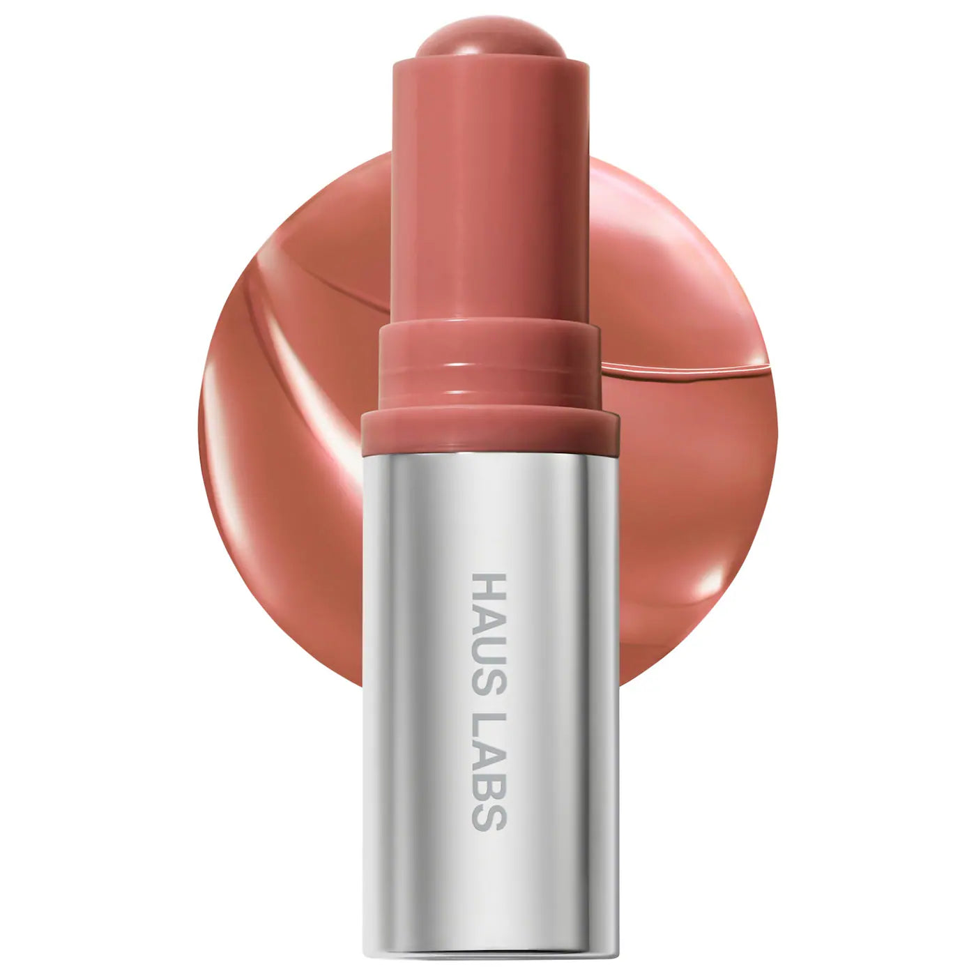HAUS LABS Color Fuse Longwear Hydrating Glassy Lip + Cheek Blush Balm Stick