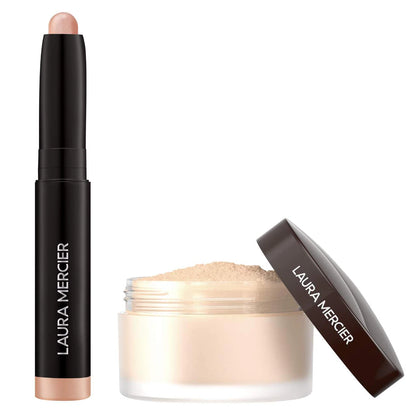 Laura Mercier Mini Artistry Icons Loose Powder and Eyeshadow Set
