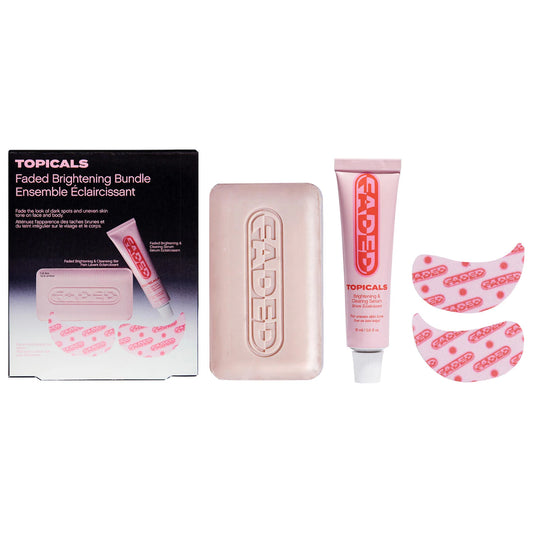 Topicals Faded Brightening Bundle for Discoloration on Face & Body (UNSCENTED)