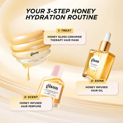 Gisou Mini Honey Gloss Ceramide Therapy Hydrating Hair Mask