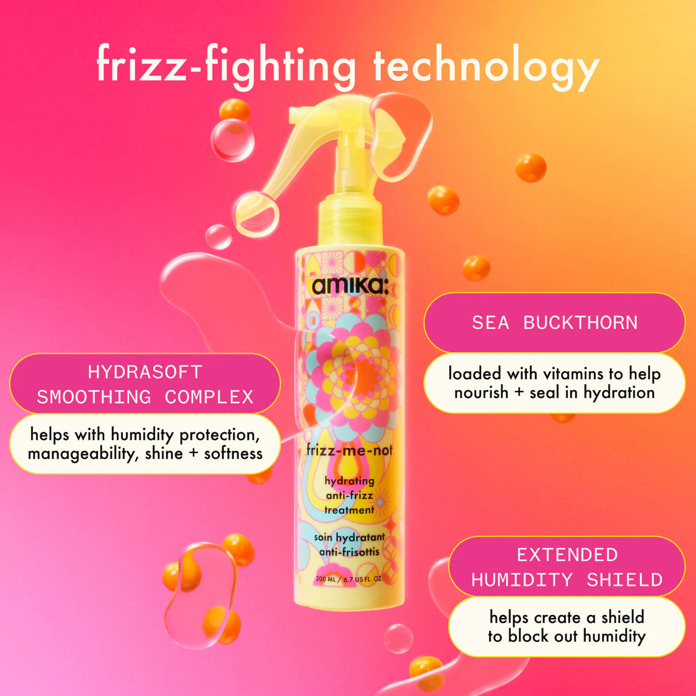 amika Mini Frizz-Me-Not Hydrating Anti-Frizz Treatment
