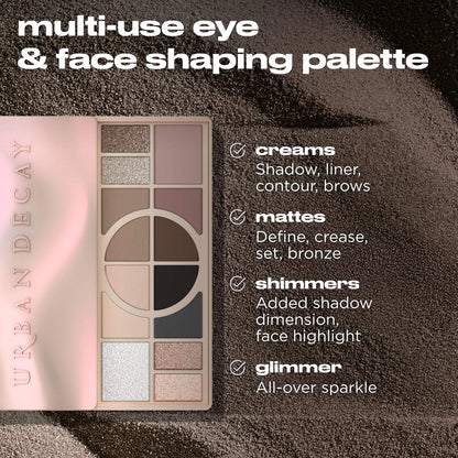 Urban Decay Naked Shaped Cool-Toned Makeup Palette for Eyes & Face