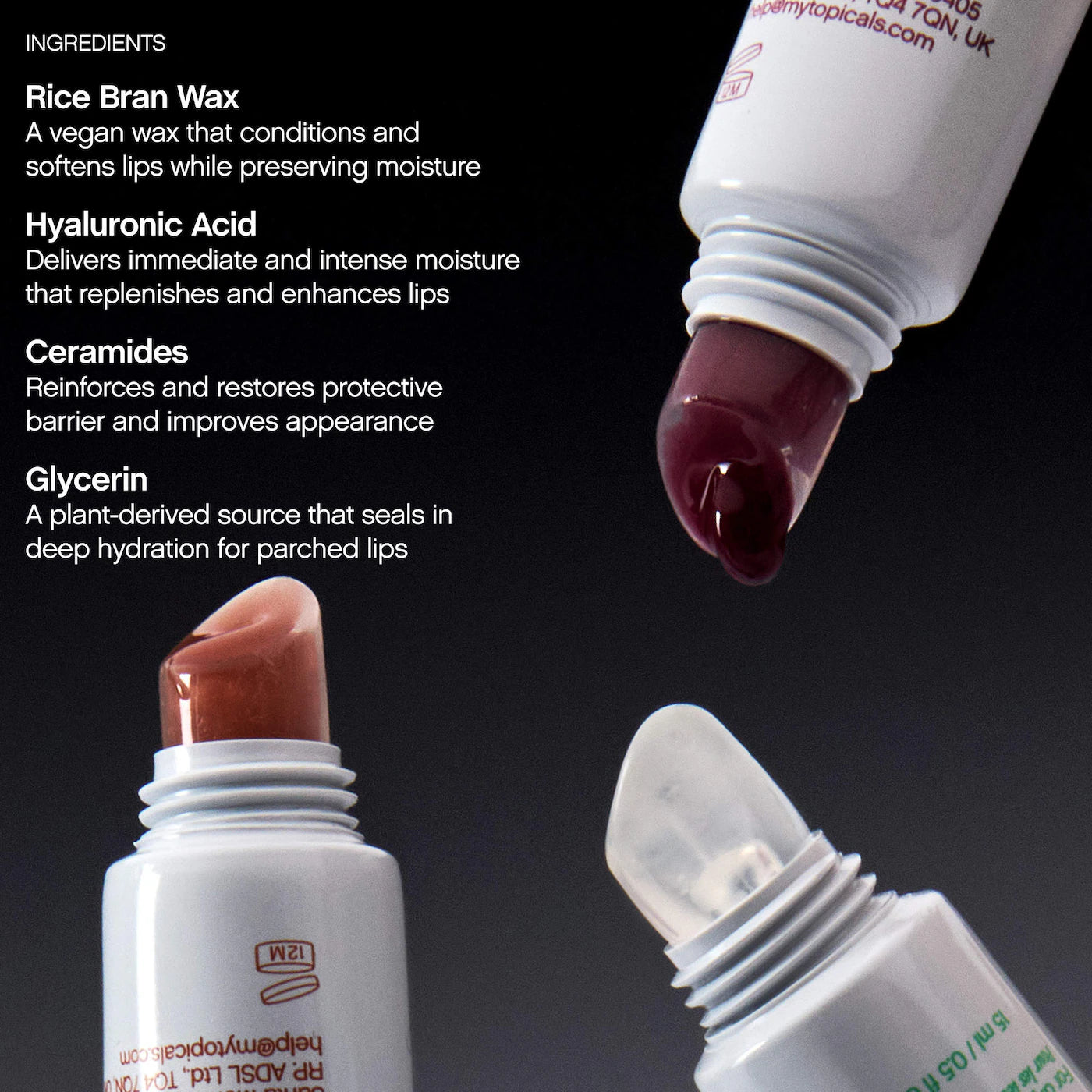 Topicals Slick Salve Glossy Lip Balm for Soothing + Hydration