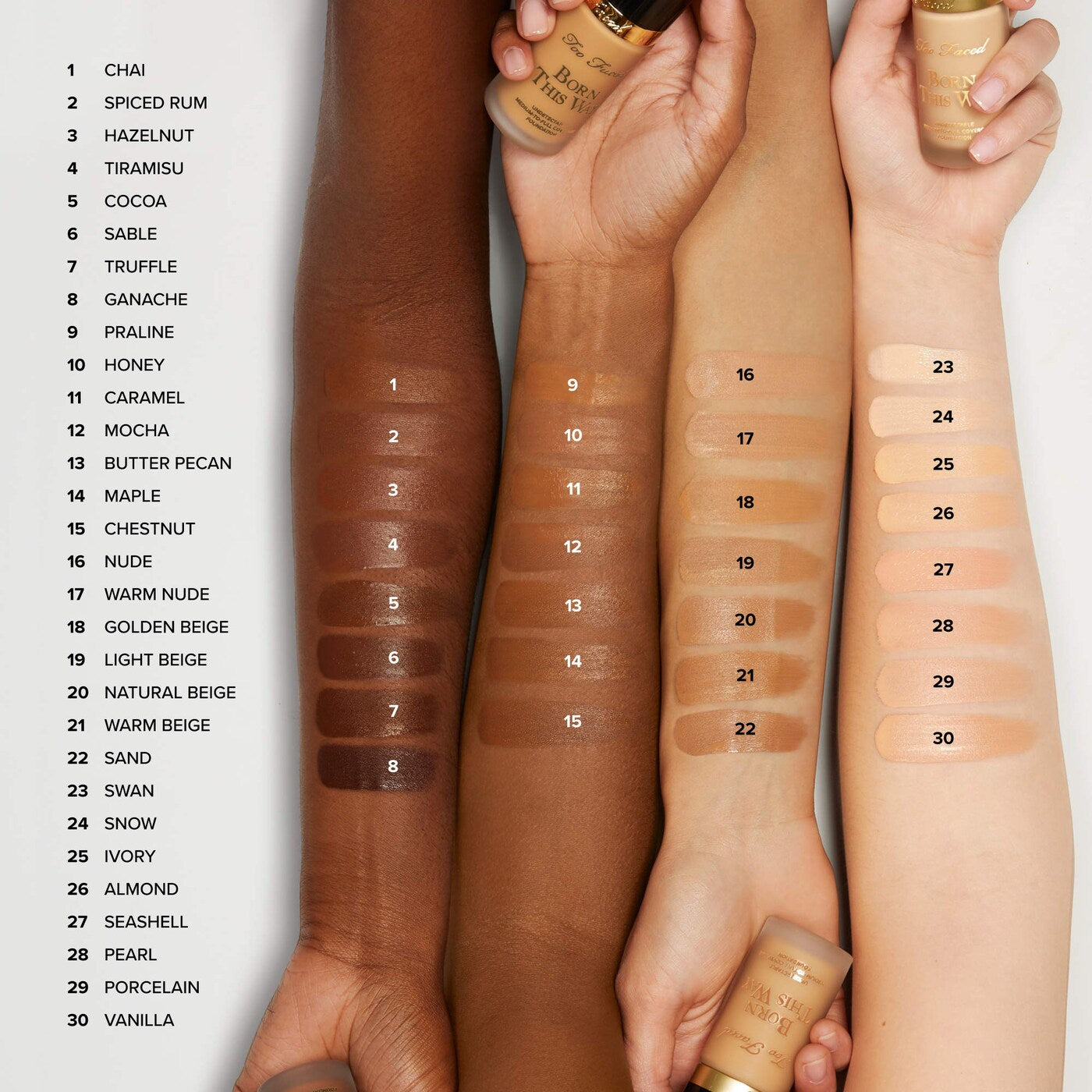 Too Faced Born This Way Undetectable Medium-To-Full Coverage Foundation