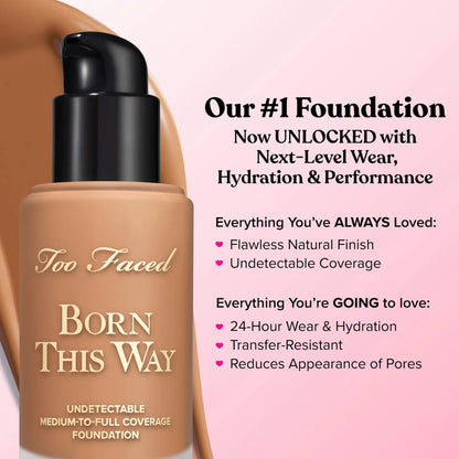 Too Faced Born This Way Undetectable Medium-To-Full Coverage Foundation