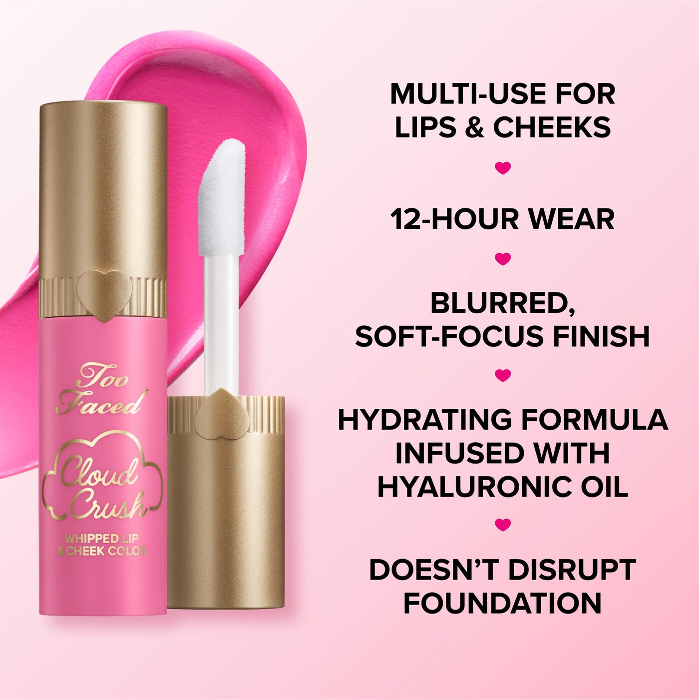 Too Faced Cloud Crush Whipped Lip & Cheek Blush