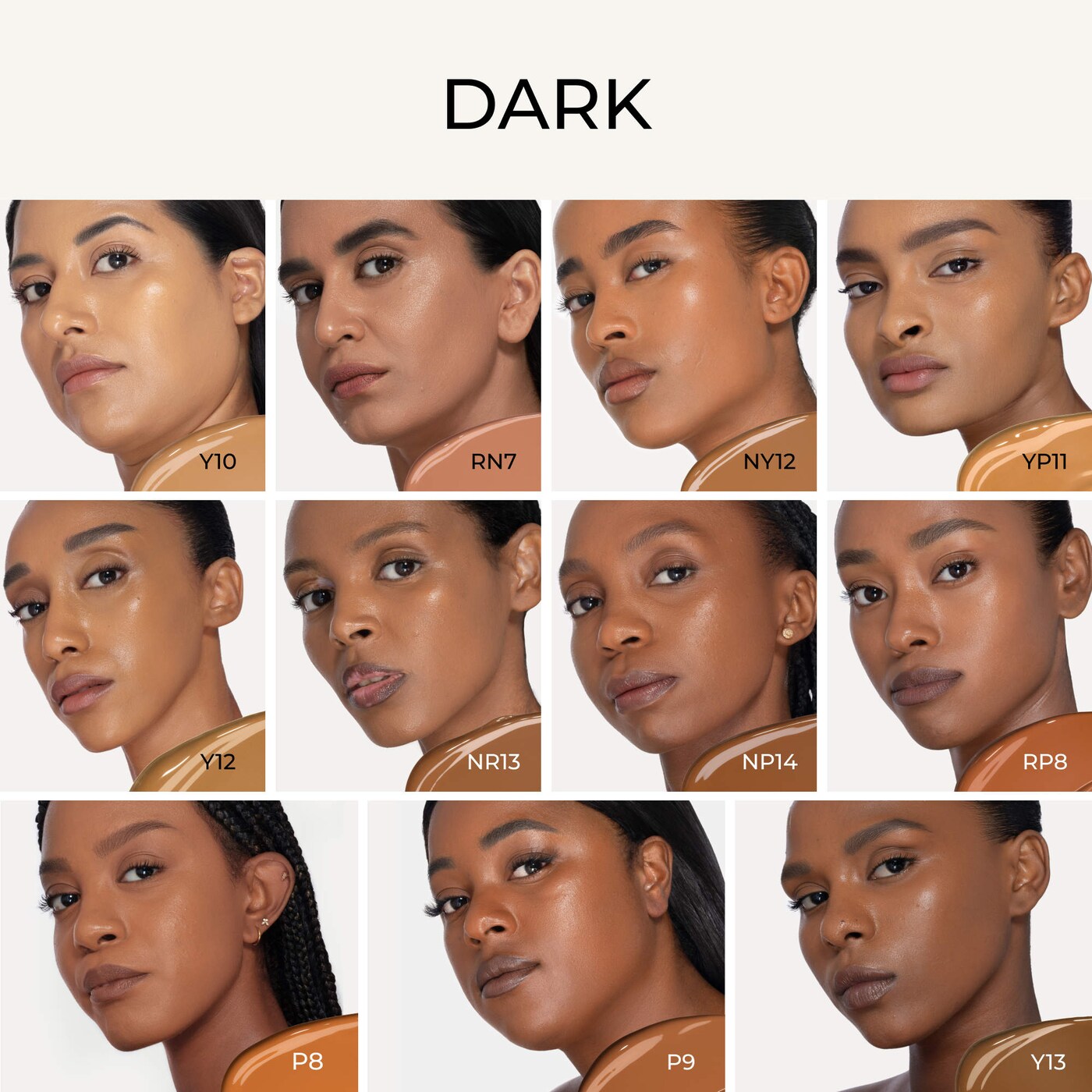 NATASHA DENONA Hy-Glam Foundation Hydrating & Blurring Luminous Longwear Serum Foundation