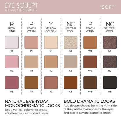 NATASHA DENONA Eye Sculpt Texture & Tone Eyeshadow Palette