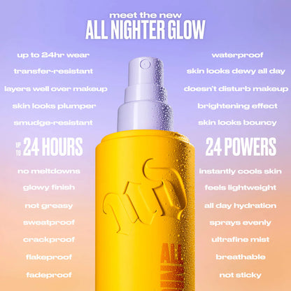 Urban Decay Mini All Nighter Waterproof Hydrating and Glowy Setting Spray