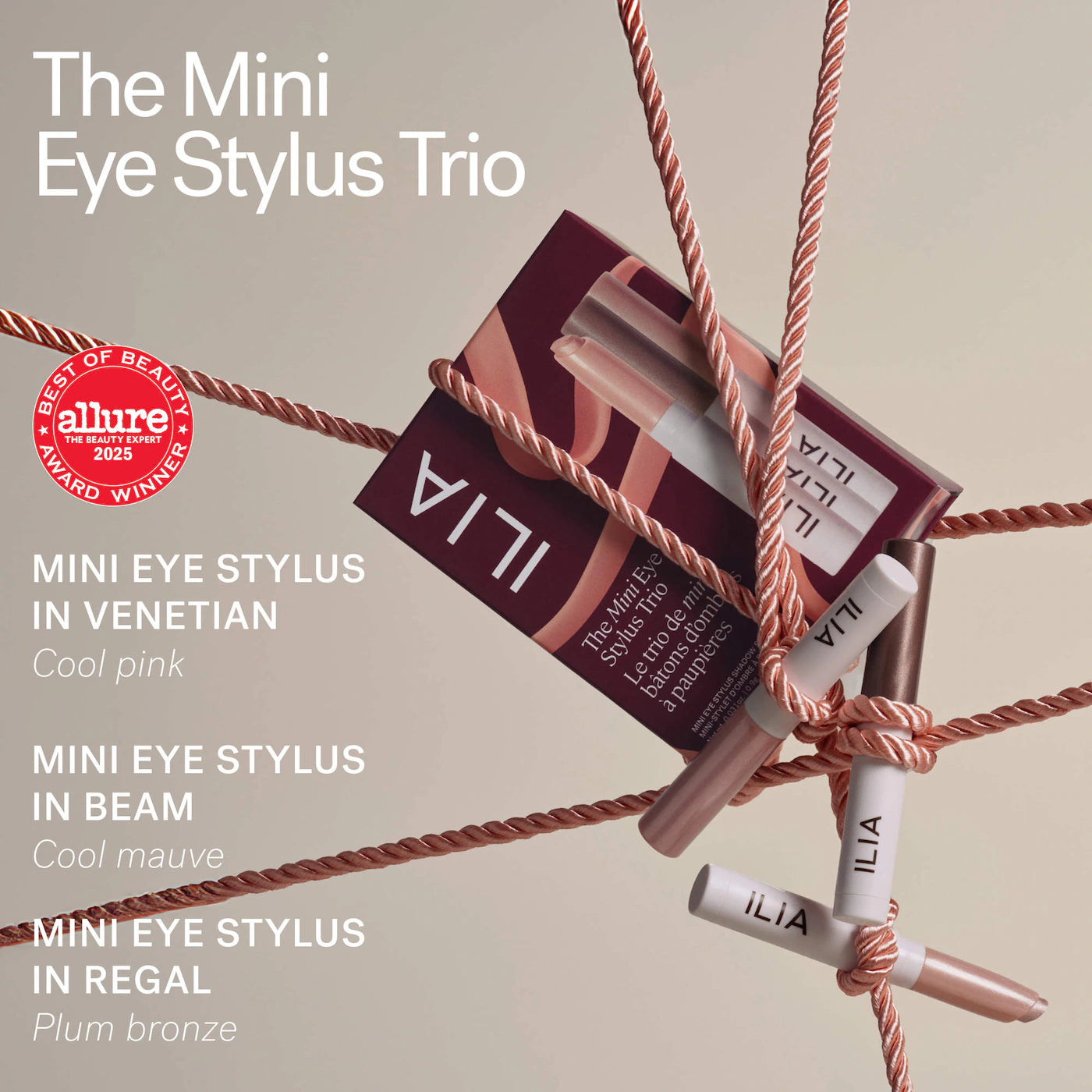 ILIA Mini Eye Stylus Trio - Eyeshadow Stick Gift Set