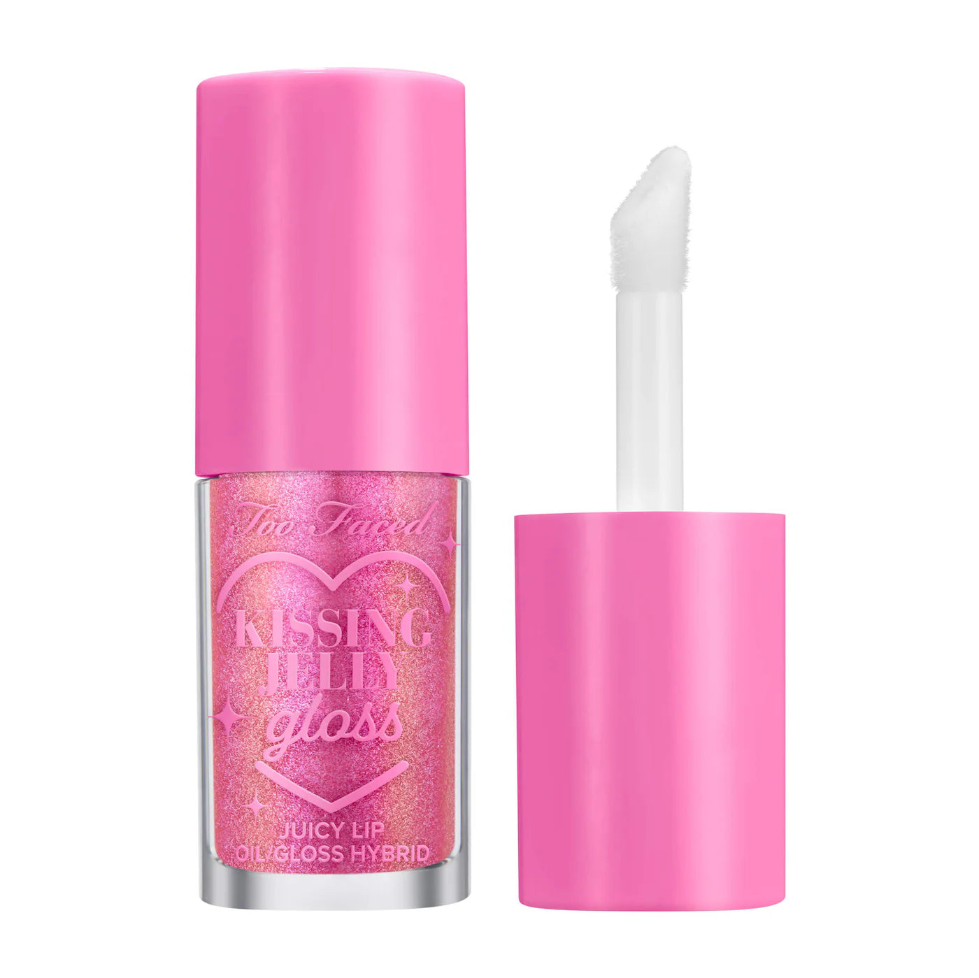 Too Faced Kissing Jelly Twice Upon A Time Lip Oil Gloss Duo Makeup Gift Set