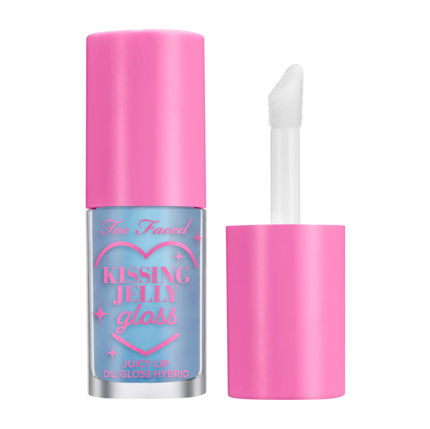 Too Faced Kissing Jelly Twice Upon A Time Lip Oil Gloss Duo Makeup Gift Set