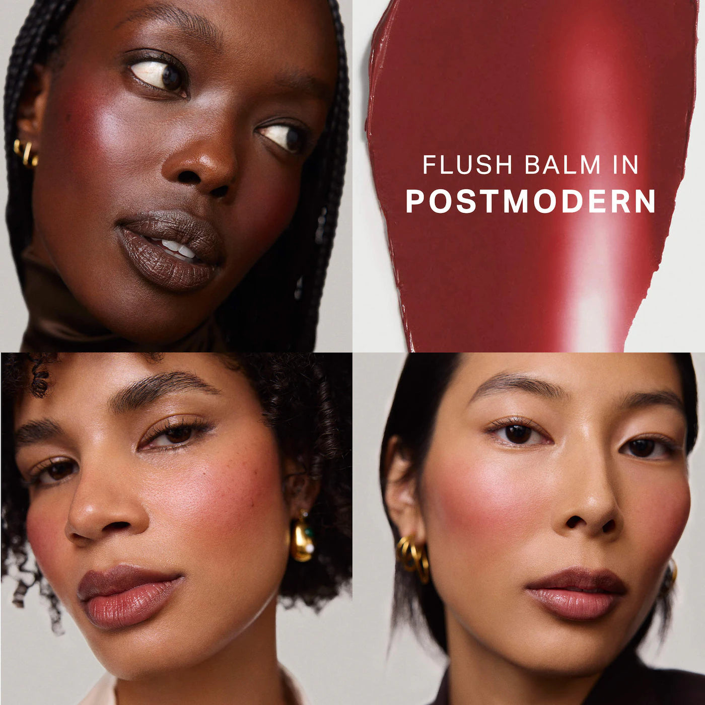 MERIT The Mini Flush Blush Balm Trio