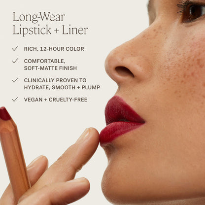 ILIA Mini Lip Sketch Duo - Lipstick + Lip Liner Gift Set