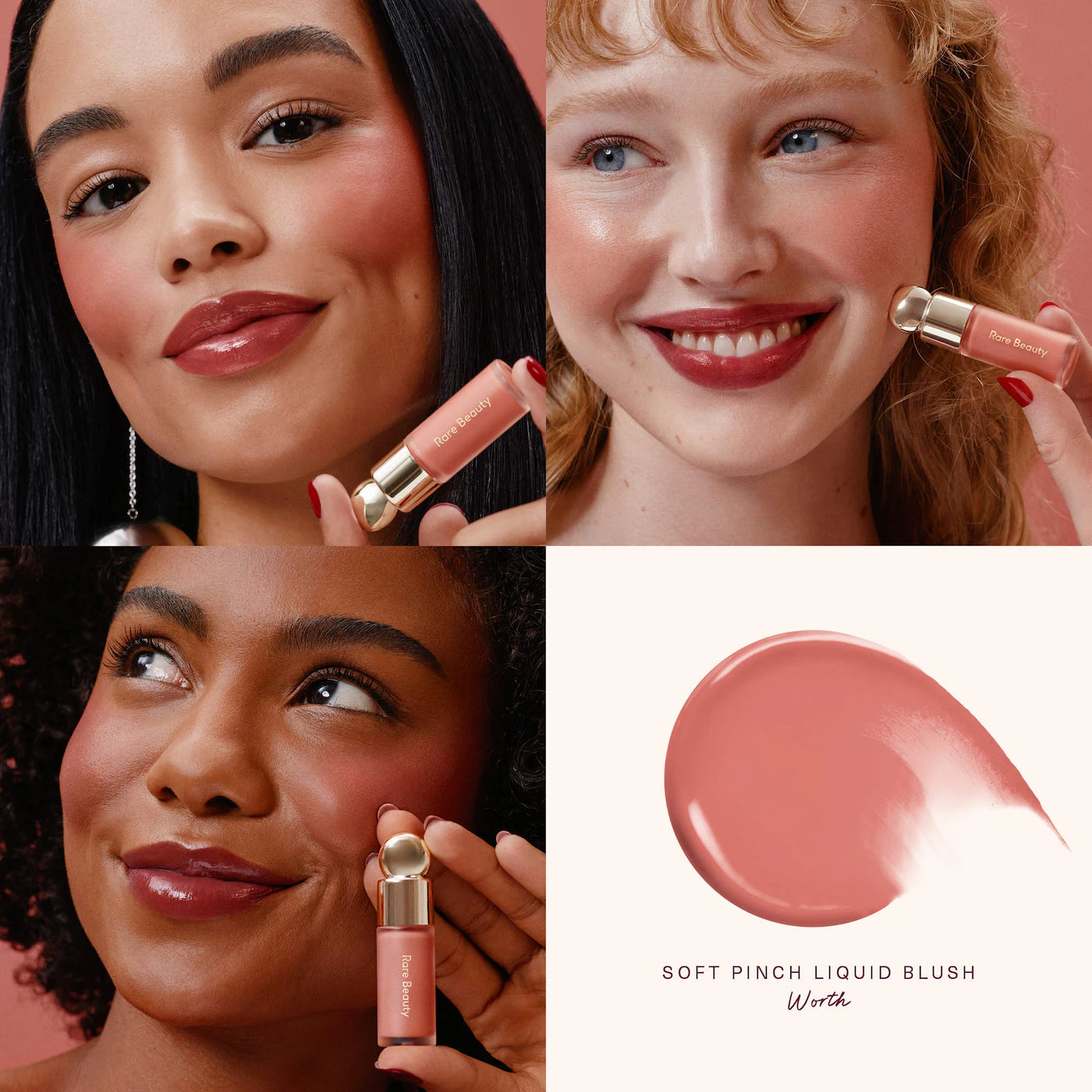 Rare Beauty Soft Pinch Cheek & Lip Trio Makeup Gift Set