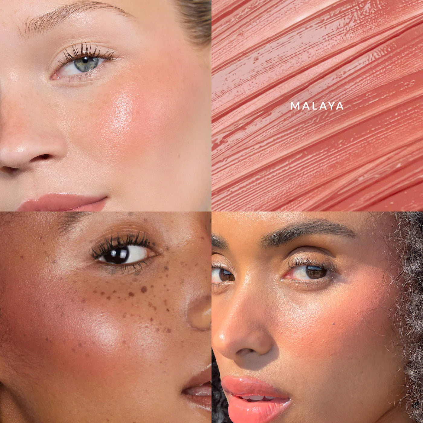 REFY Cream Blush Duo with Duo Face Brush Gift Set