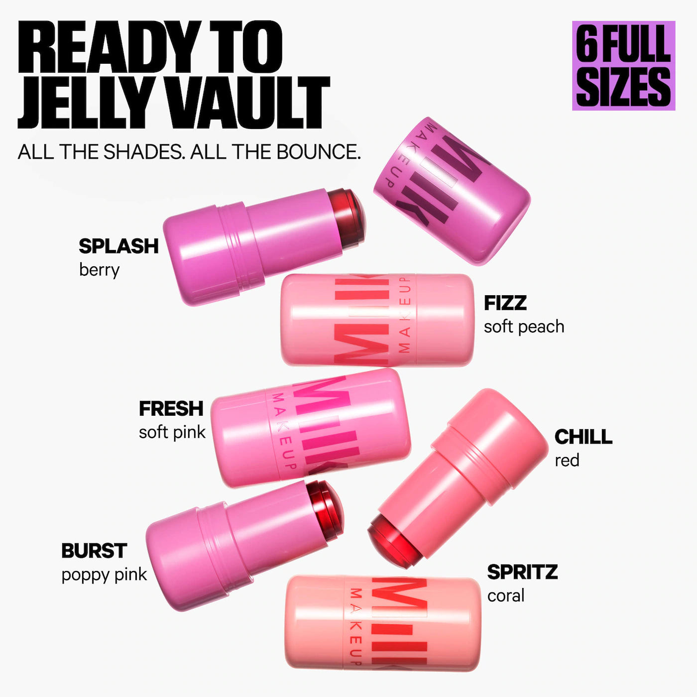 MILK MAKEUP Ready to Jelly Cooling Water Jelly Tint Vault Gift Set